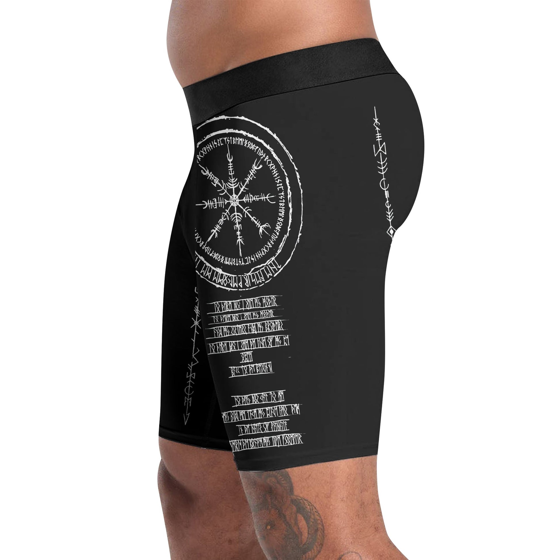 Vikings Shield Runes Compression Shorts