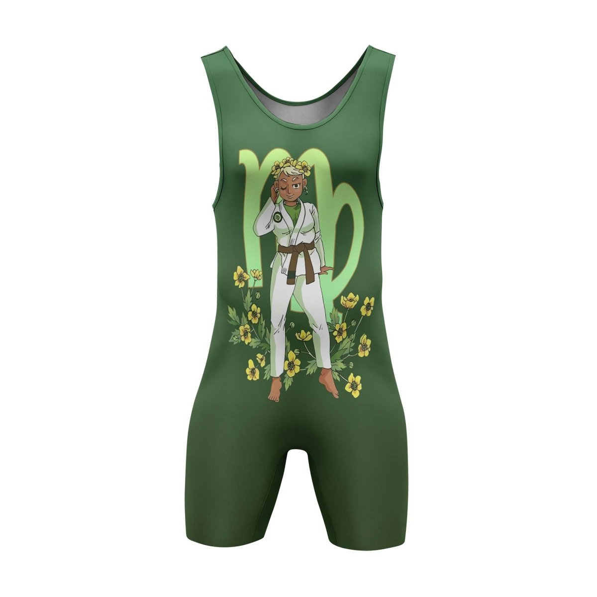 Virgo Zodiac Mom Wrestling Singlet - BattleFitGear