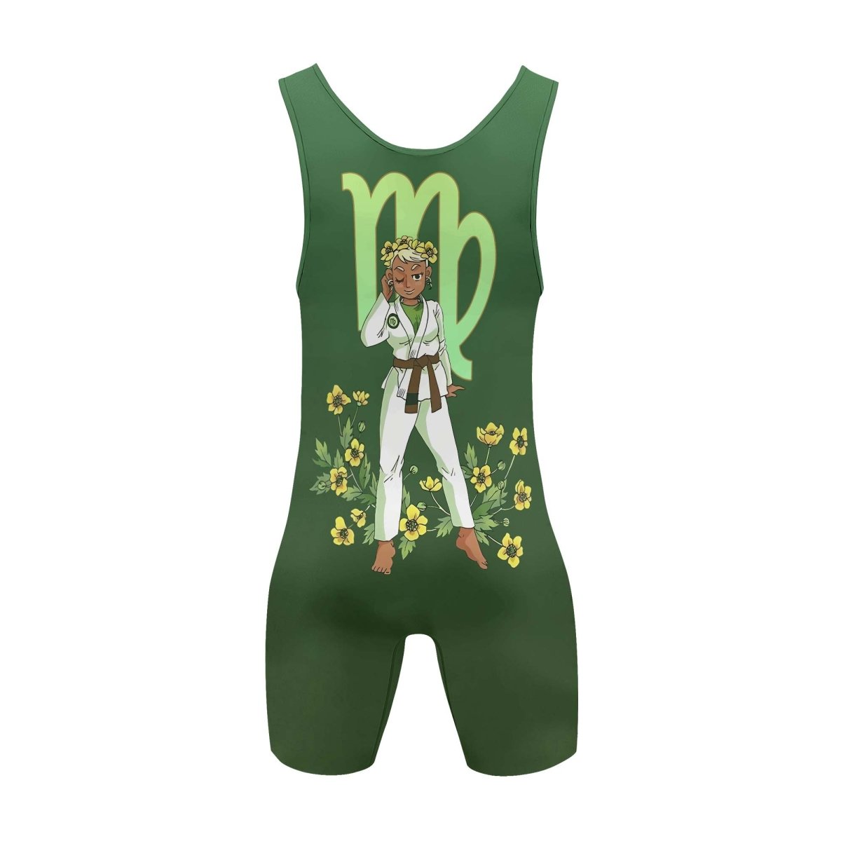 Virgo Zodiac Mom Wrestling Singlet - BattleFitGear