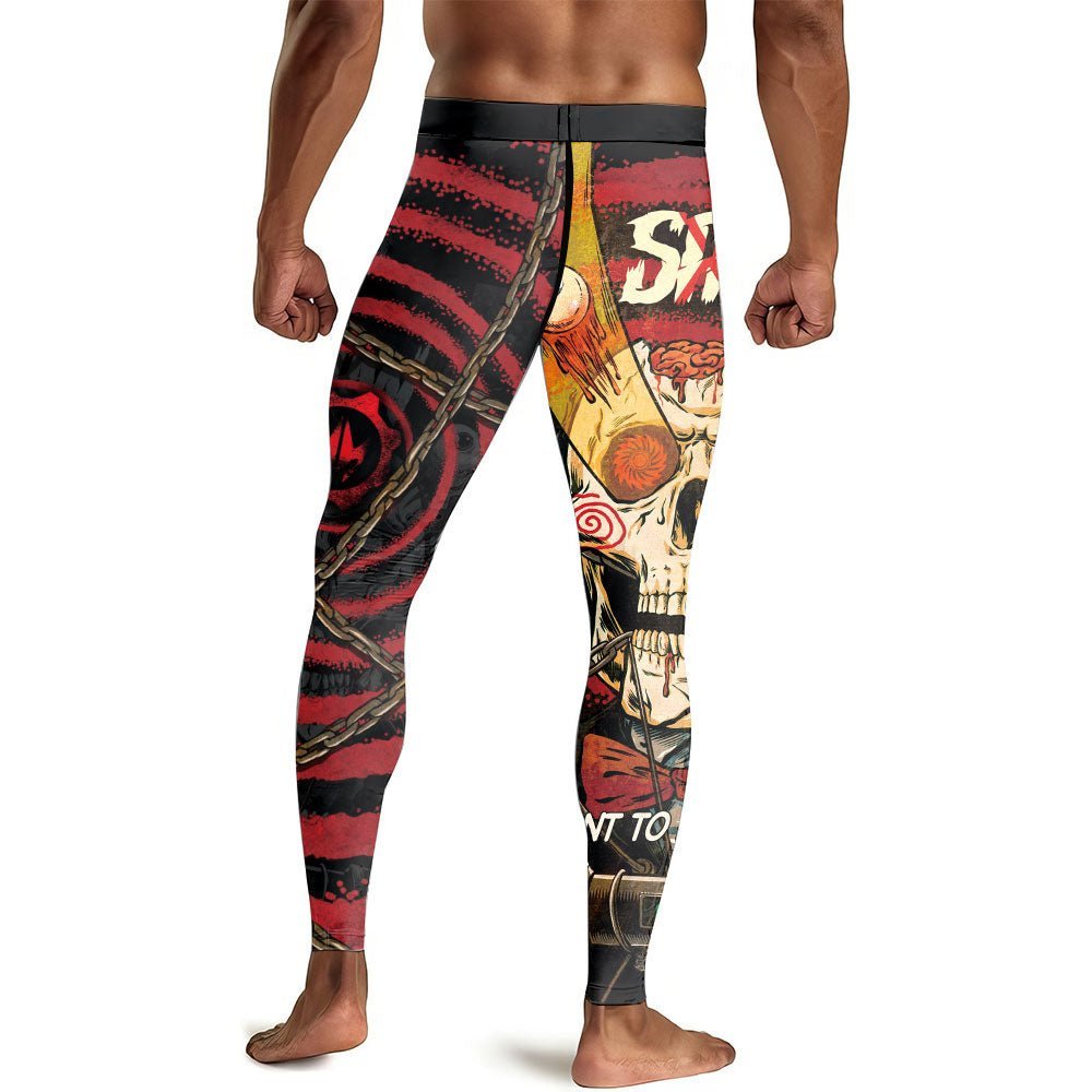 Wanna Play A Jigsaw Game Men's Compression Leggings - BattleFitGear