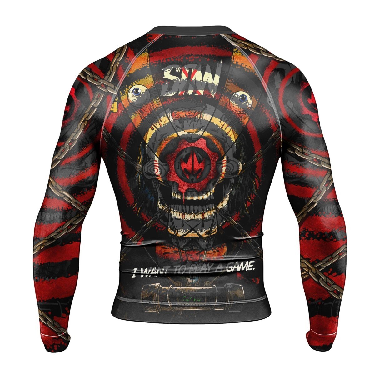 Wanna Play A Jigsaw Game Men's Long Sleeve Rash Guard - BattleFitGear