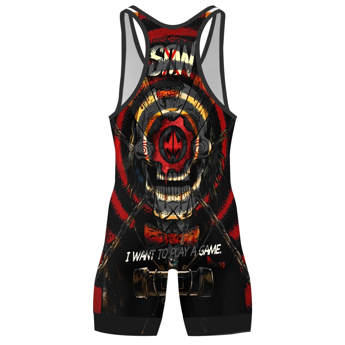 Wanna Play A Jigsaw Game Wrestling Singlets - BattleFitGear