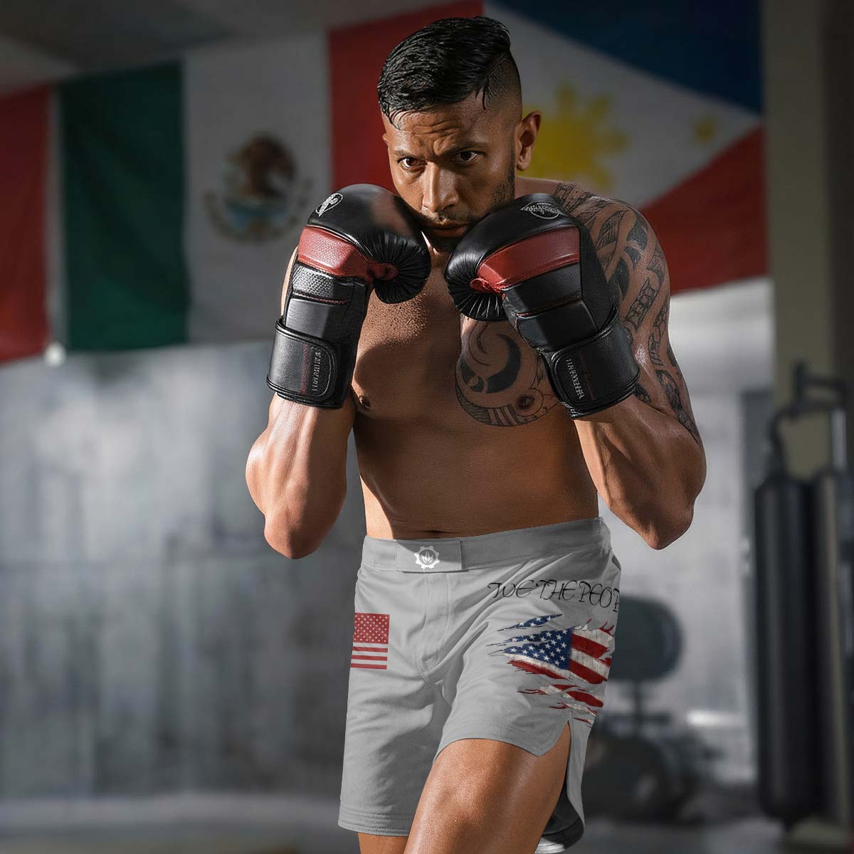 We The People Fight Shorts
