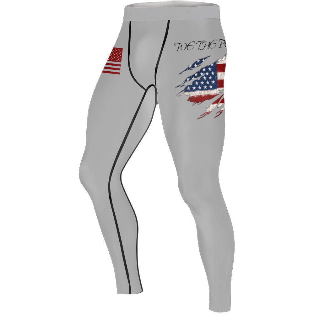 We The People Men's Compression Leggings