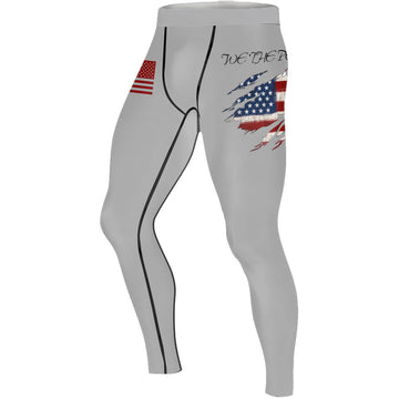 We The People Men's Compression Leggings