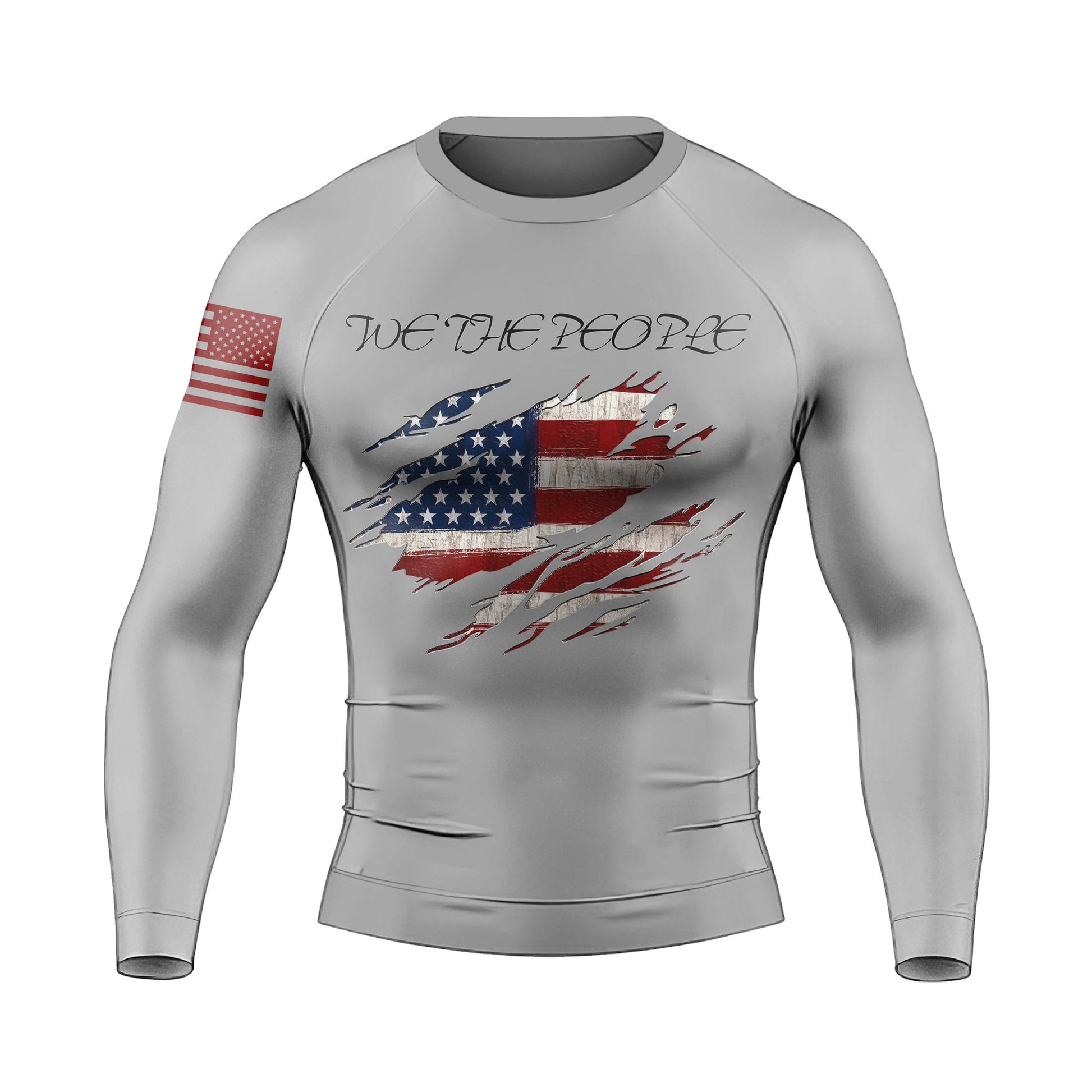 We The People Men's Long Sleeve Rash Guard