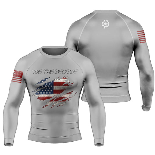 We The People Men's Long Sleeve Rash Guard