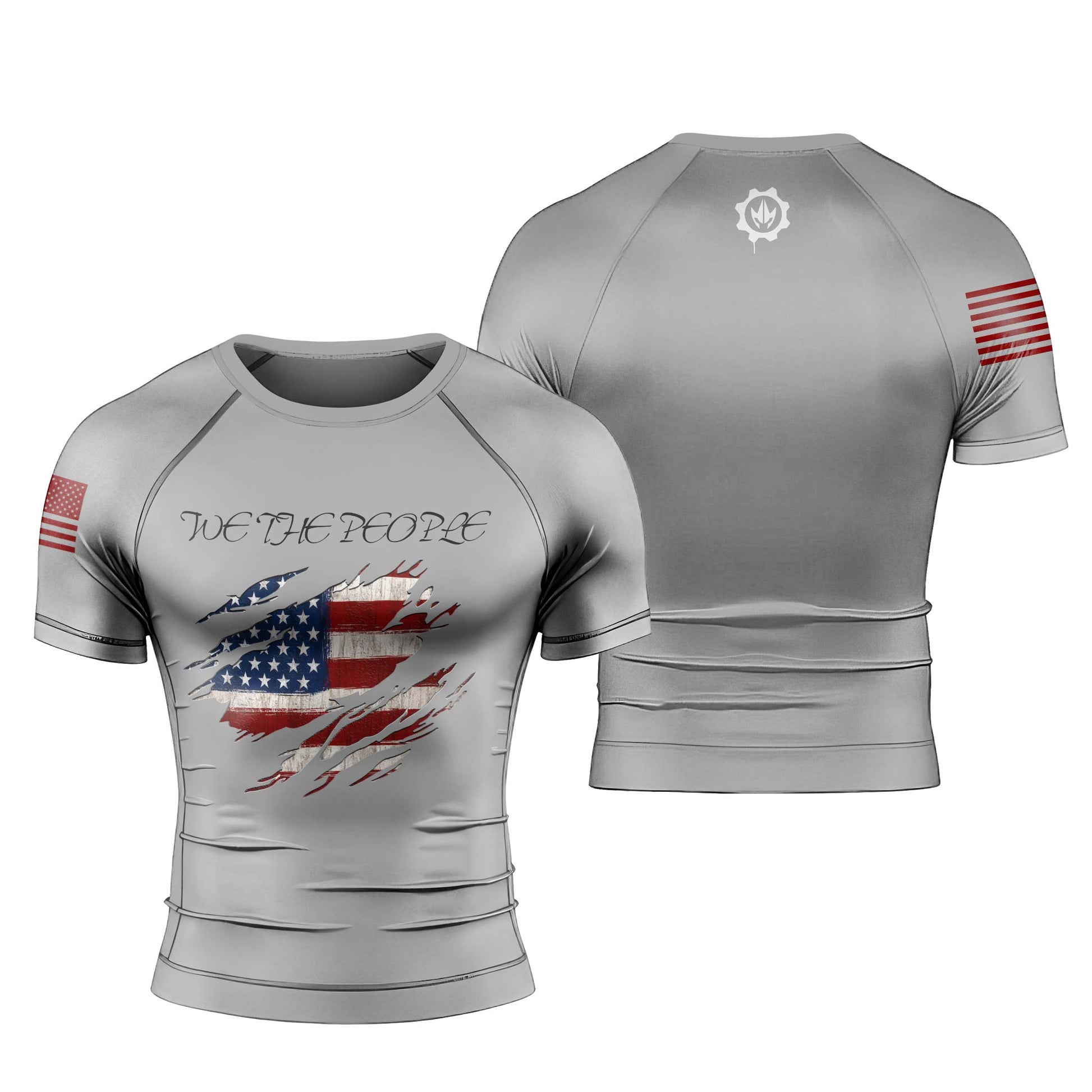 We The People Men's Short Sleeve Rash Guard
