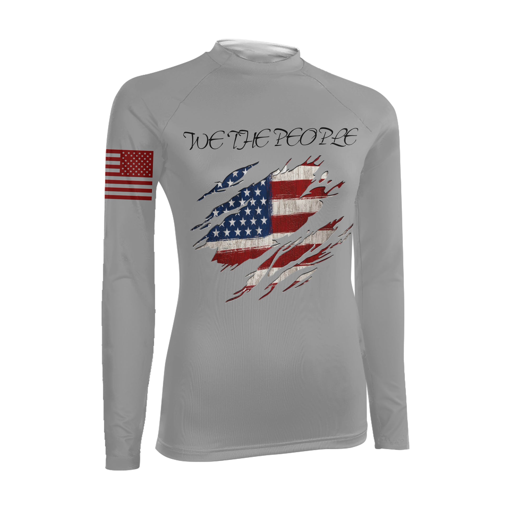 We The People Women's Long Sleeve Rash Guard