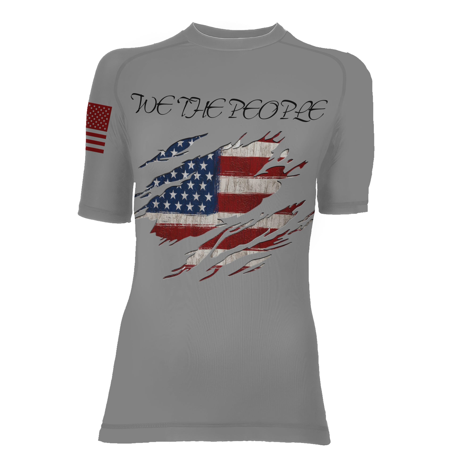 We The People Women's Short Sleeve Rash Guard