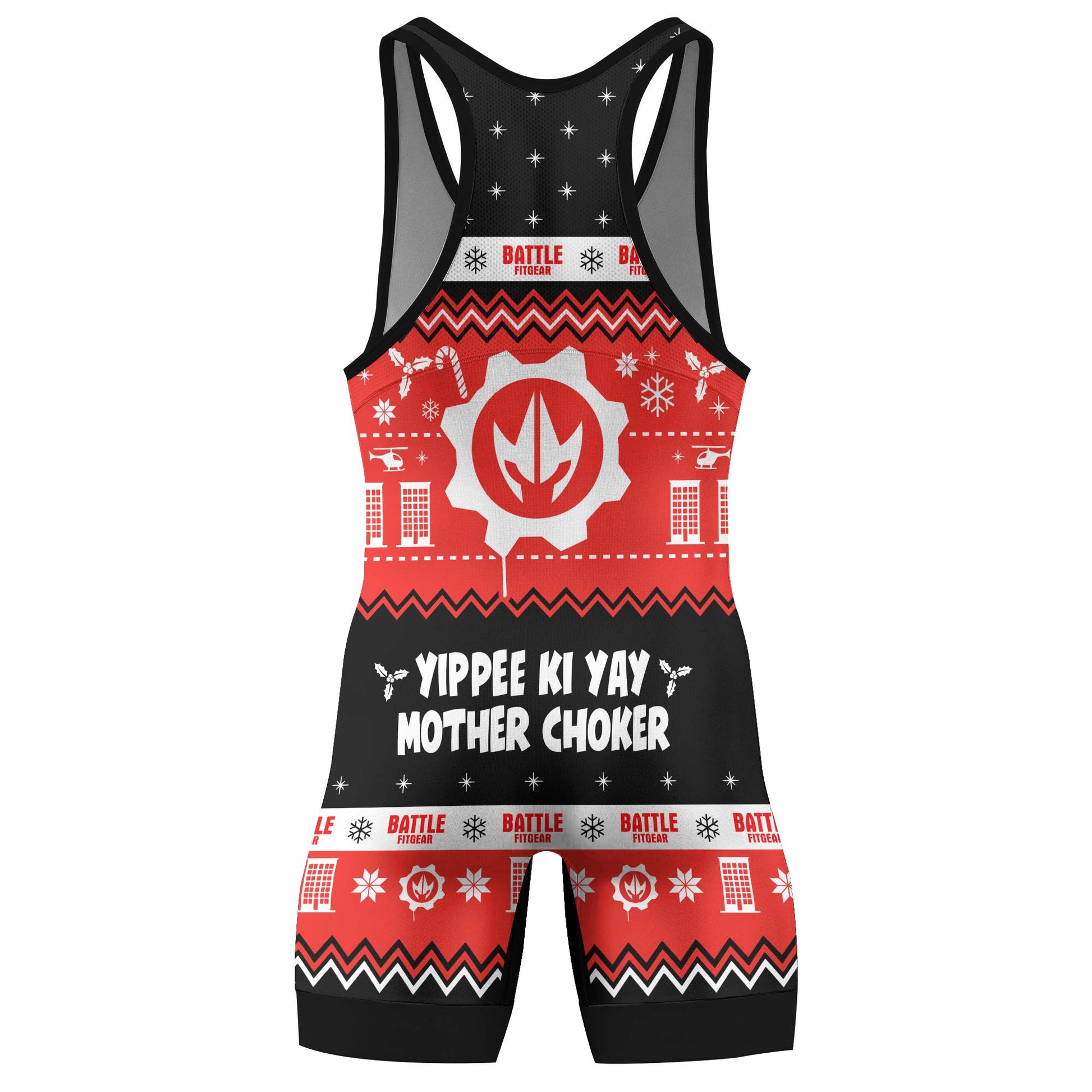 Yippe Ki-Yay Mother Choker Wrestling Singlets