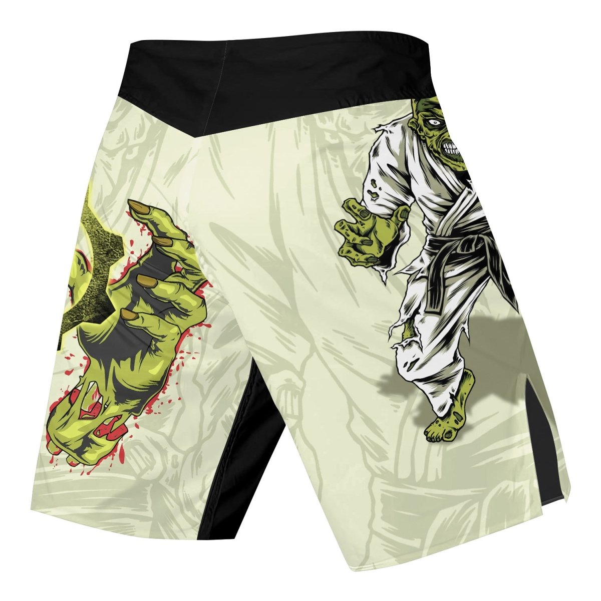 Zombie Knew Jiu Jitsu Fight Shorts - BattleFitGear