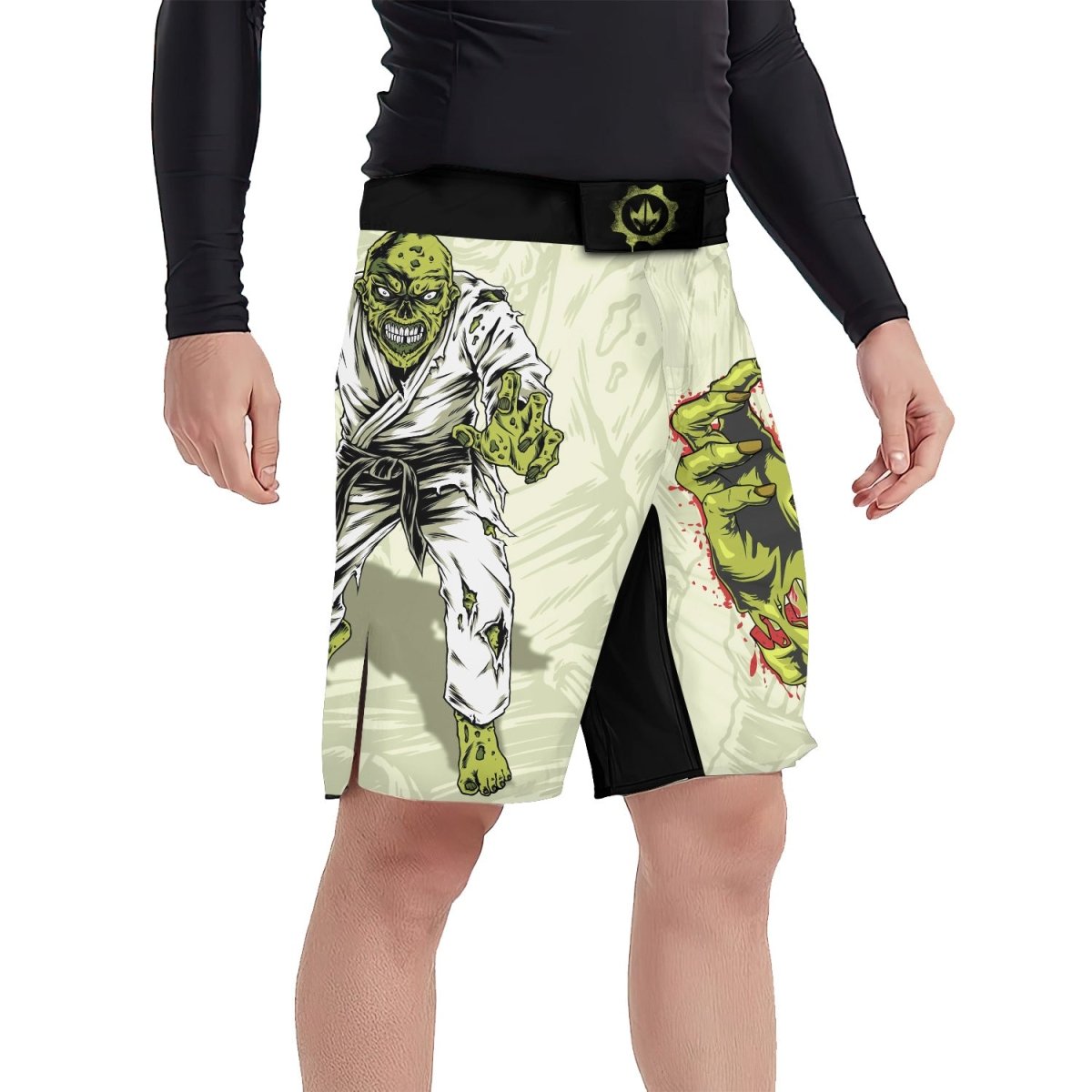 Zombie Knew Jiu Jitsu Fight Shorts - BattleFitGear