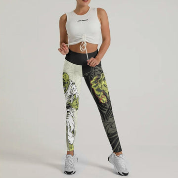 Zombie Knew Jiu Jitsu Leggings - BattleFitGear