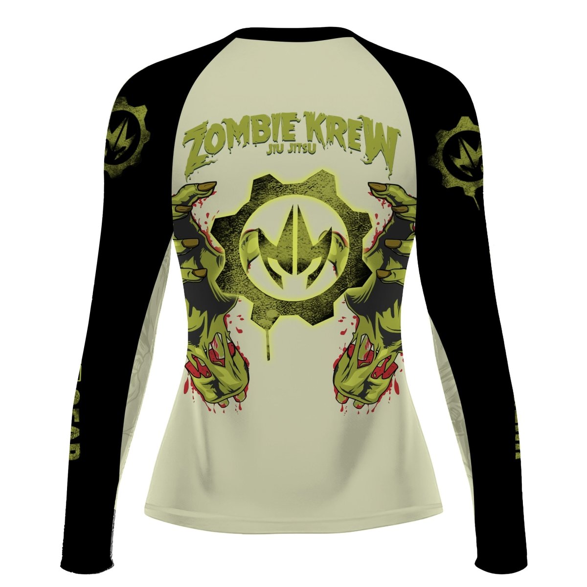 Zombie Knew Jiu Jitsu Women's Long Sleeve Rash Guard - BattleFitGear