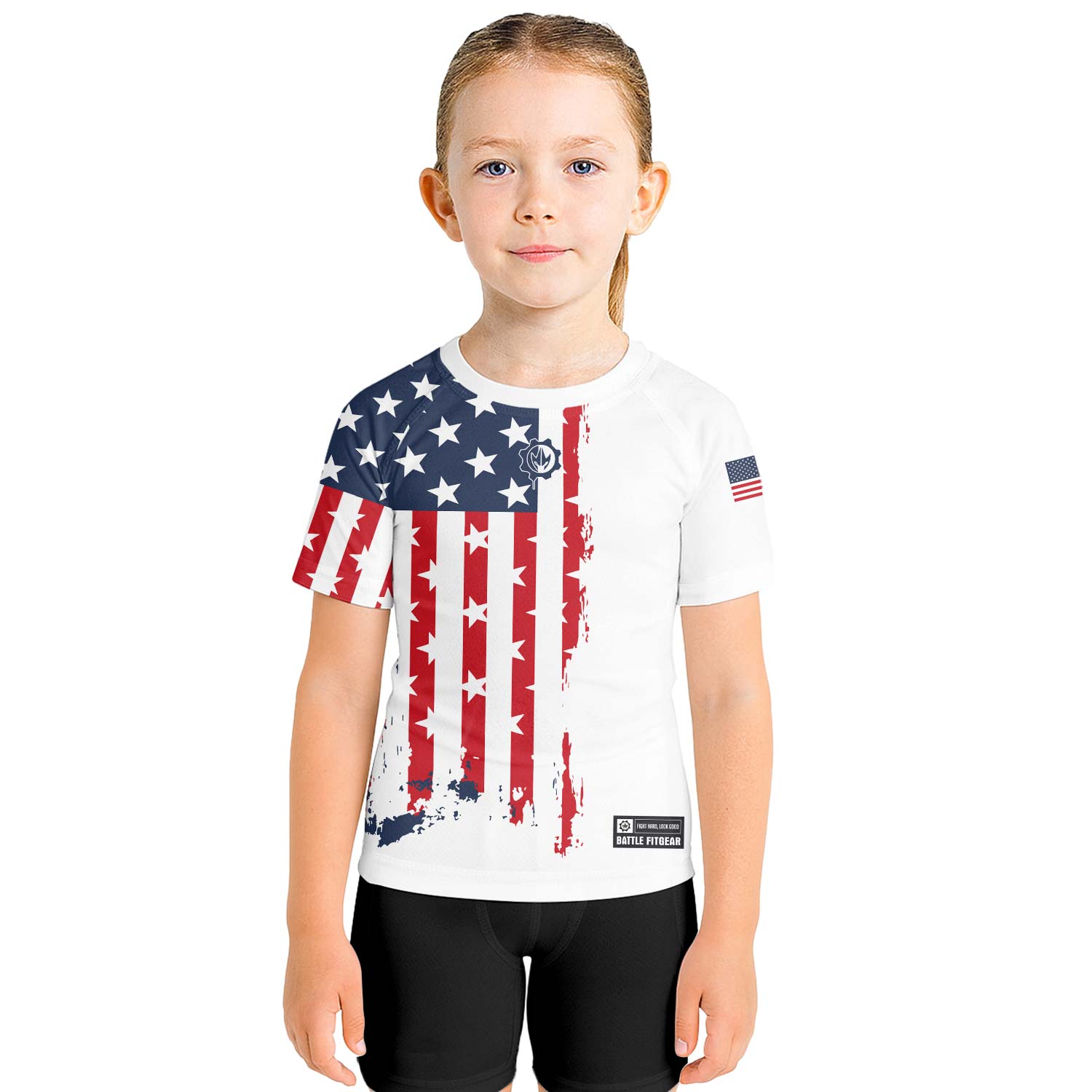 American Warrior Kids Rash Guard