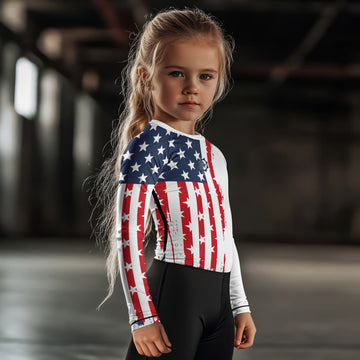 American Warrior Kids Rash Guard