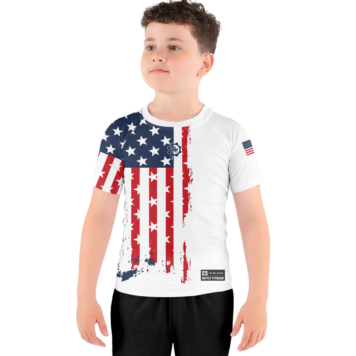 American Warrior Kids Rash Guard