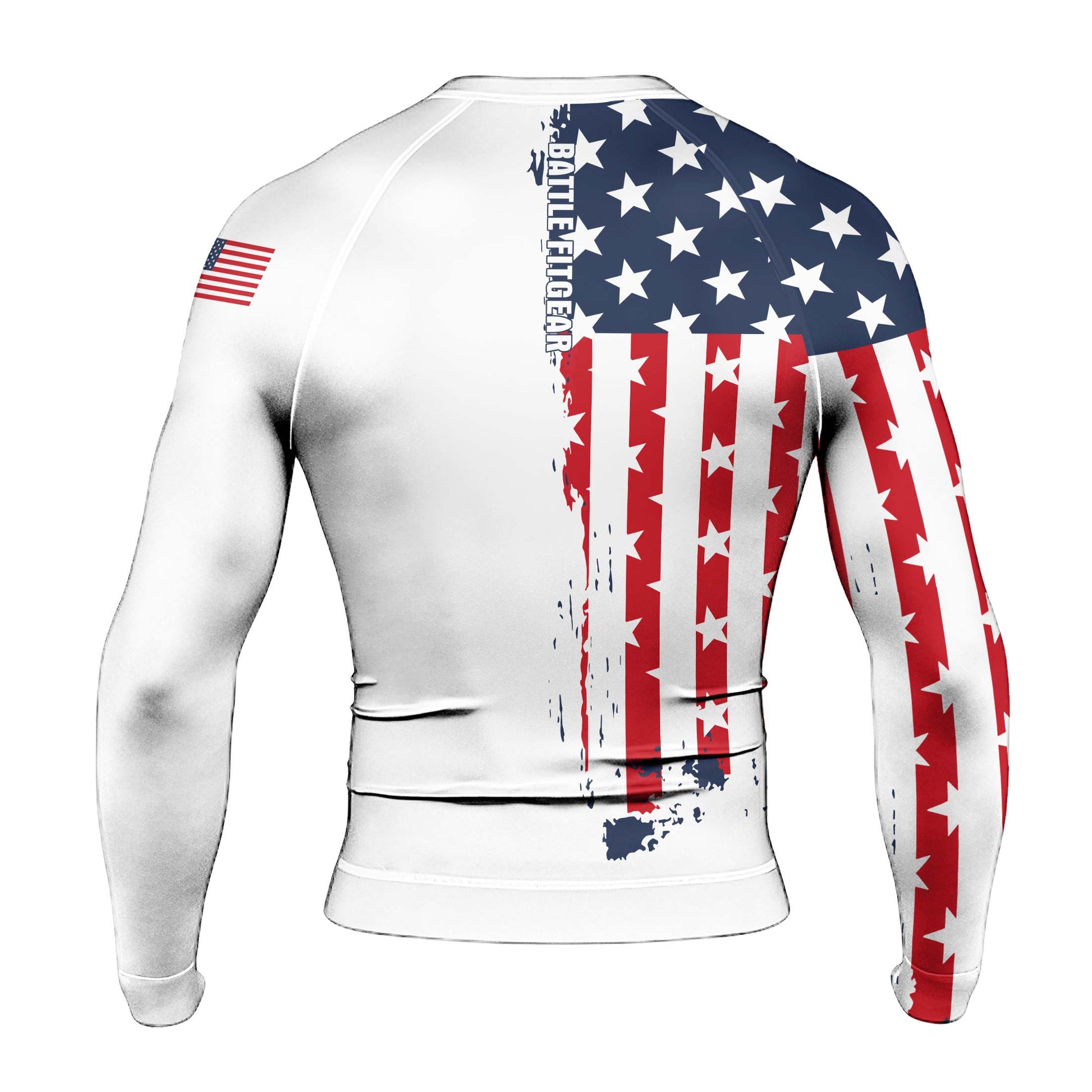 American Warrior Men's Long Sleeve Rash Guard