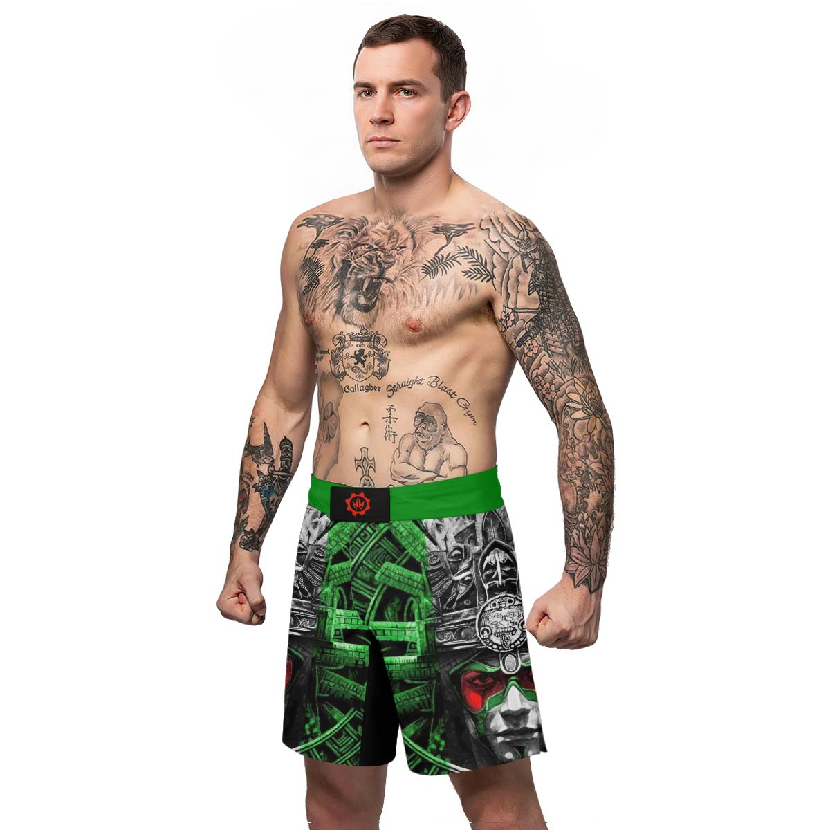 Aztec Priests Fight Shorts