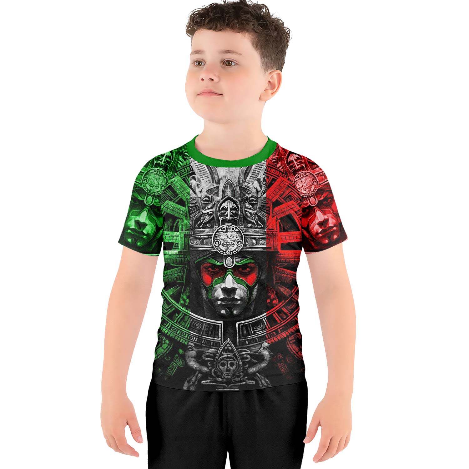 Aztec Priests Kids Rash Guard