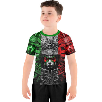 Aztec Priests Kids Rash Guard