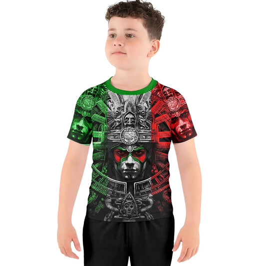Aztec Priests Kids Rash Guard