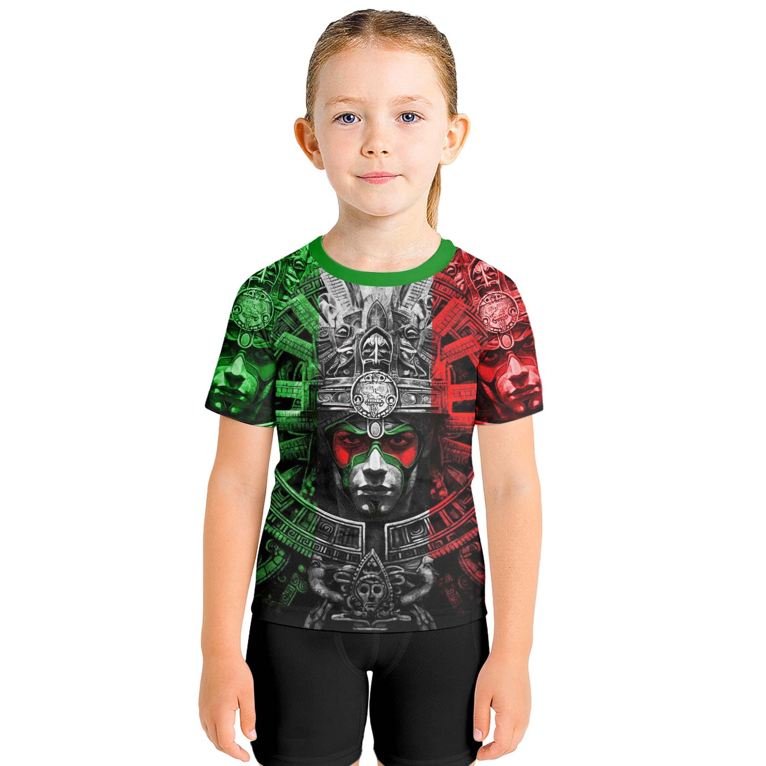 Aztec Priests Kids Rash Guard