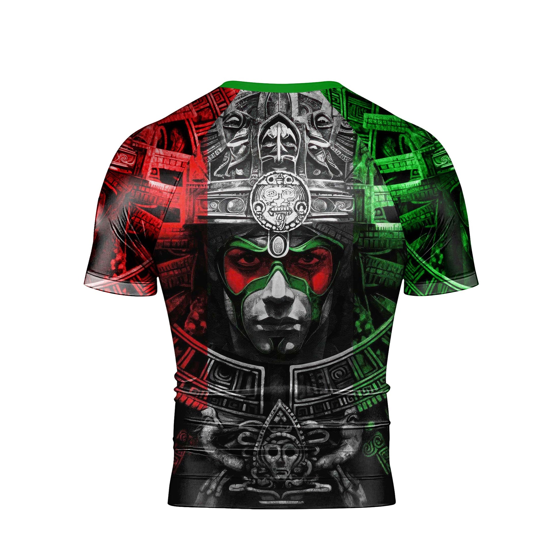 Aztec Priests Men's Short Sleeve Rash Guard