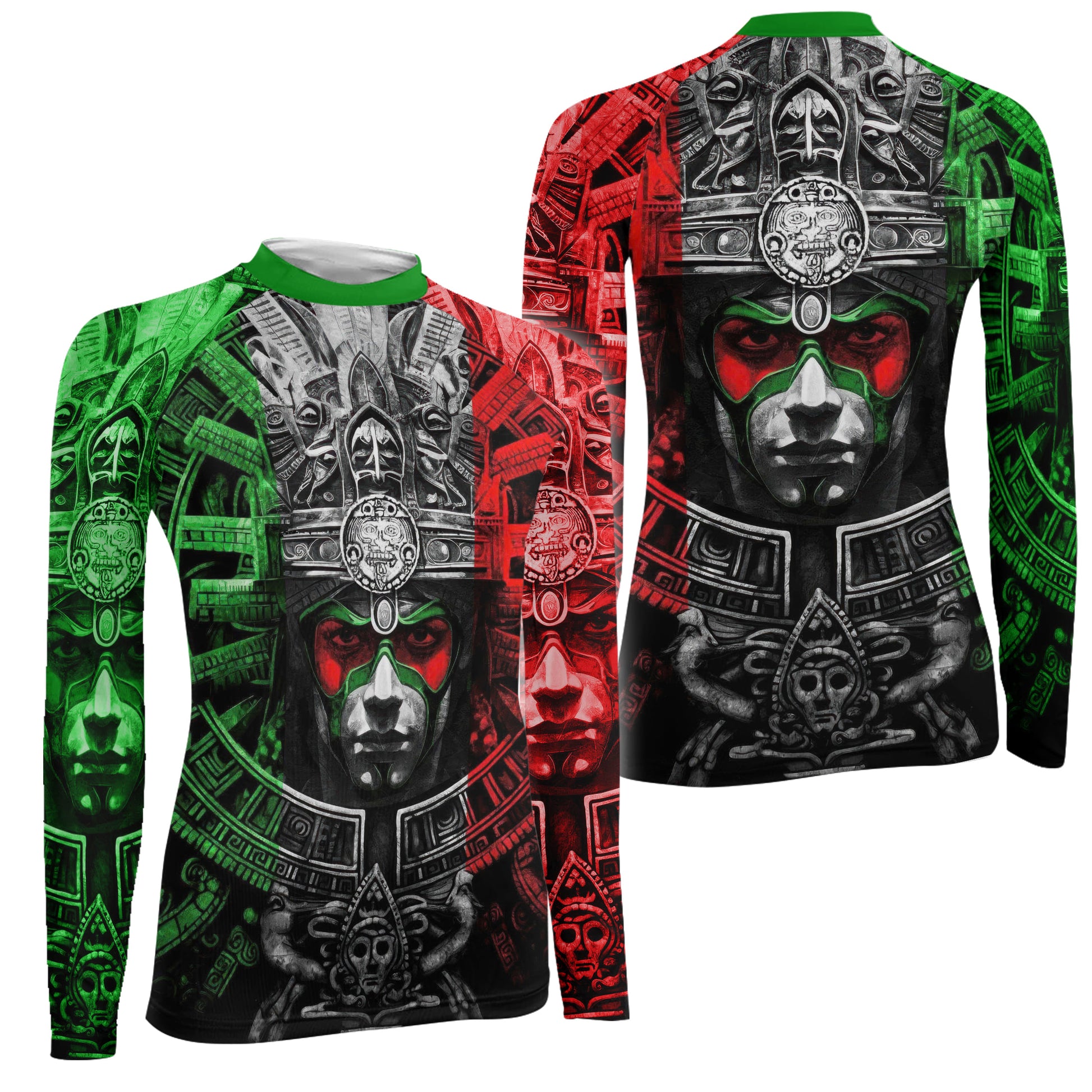 Aztec Priests Women's Long Sleeve Rash Guard
