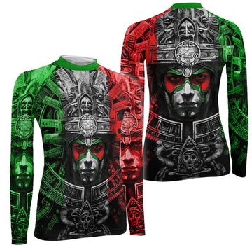 Aztec Priests Women's Long Sleeve Rash Guard