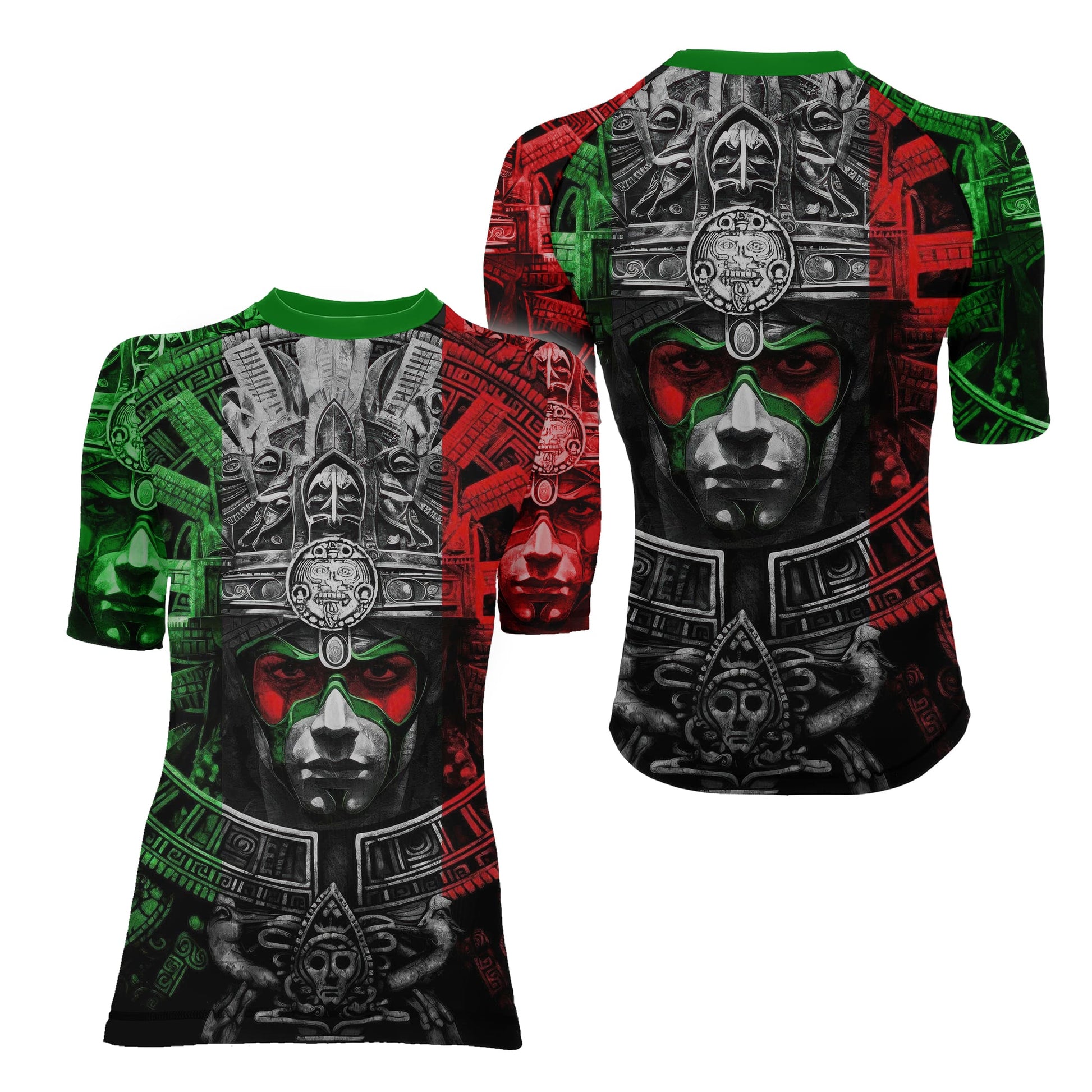 Aztec Priests Women's Short Sleeve Rash Guard
