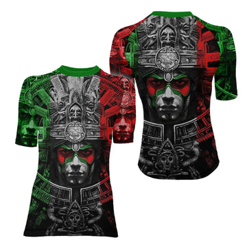 Aztec Priests Women's Short Sleeve Rash Guard