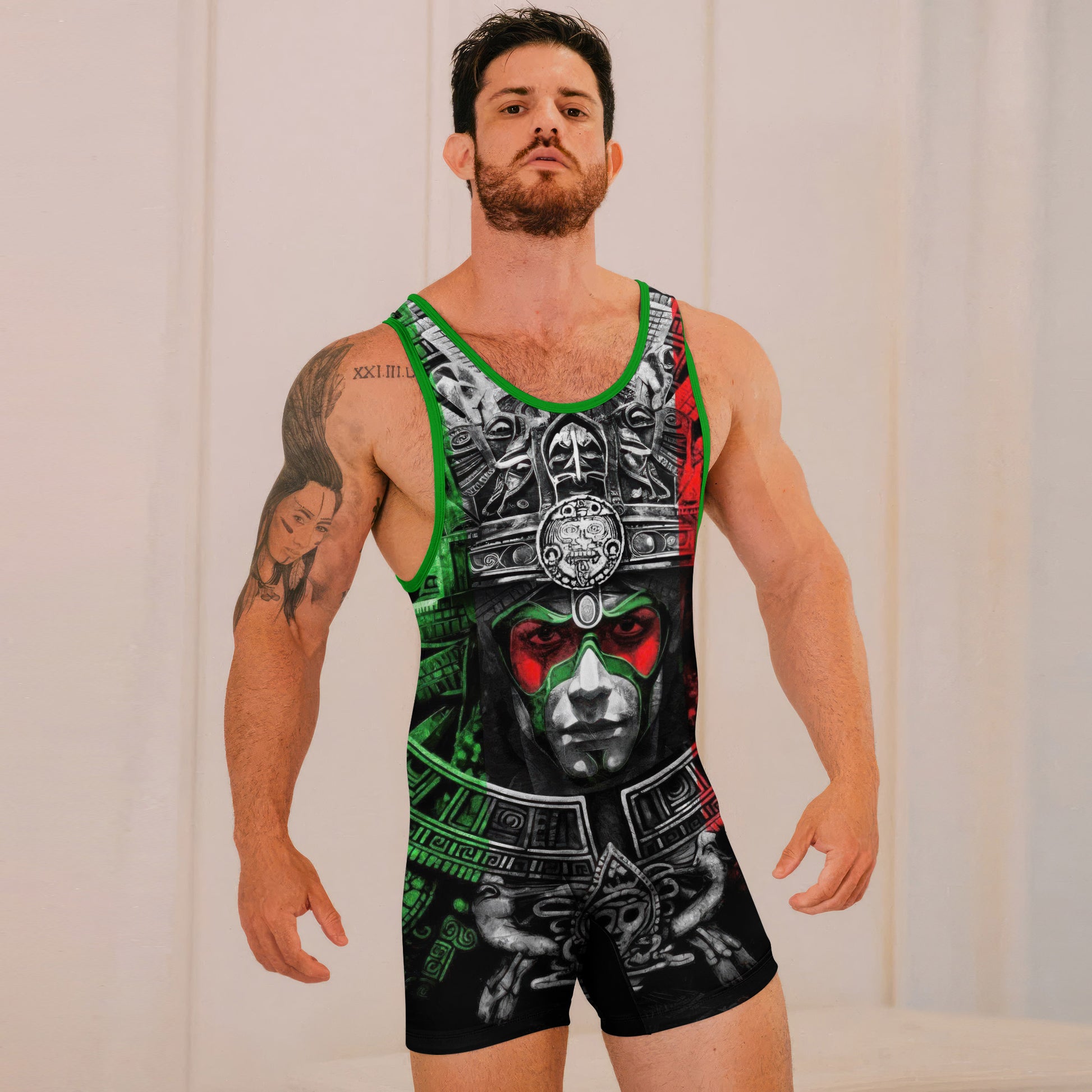Aztec Priests Wrestling Singlets