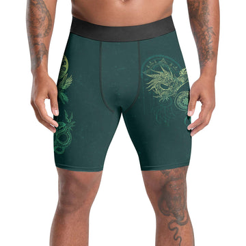 Celestial Dragon Rune Compression Shorts