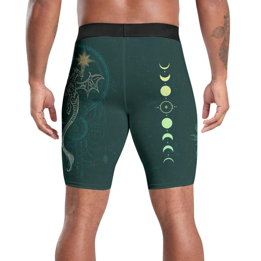 Celestial Dragon Rune Compression Shorts