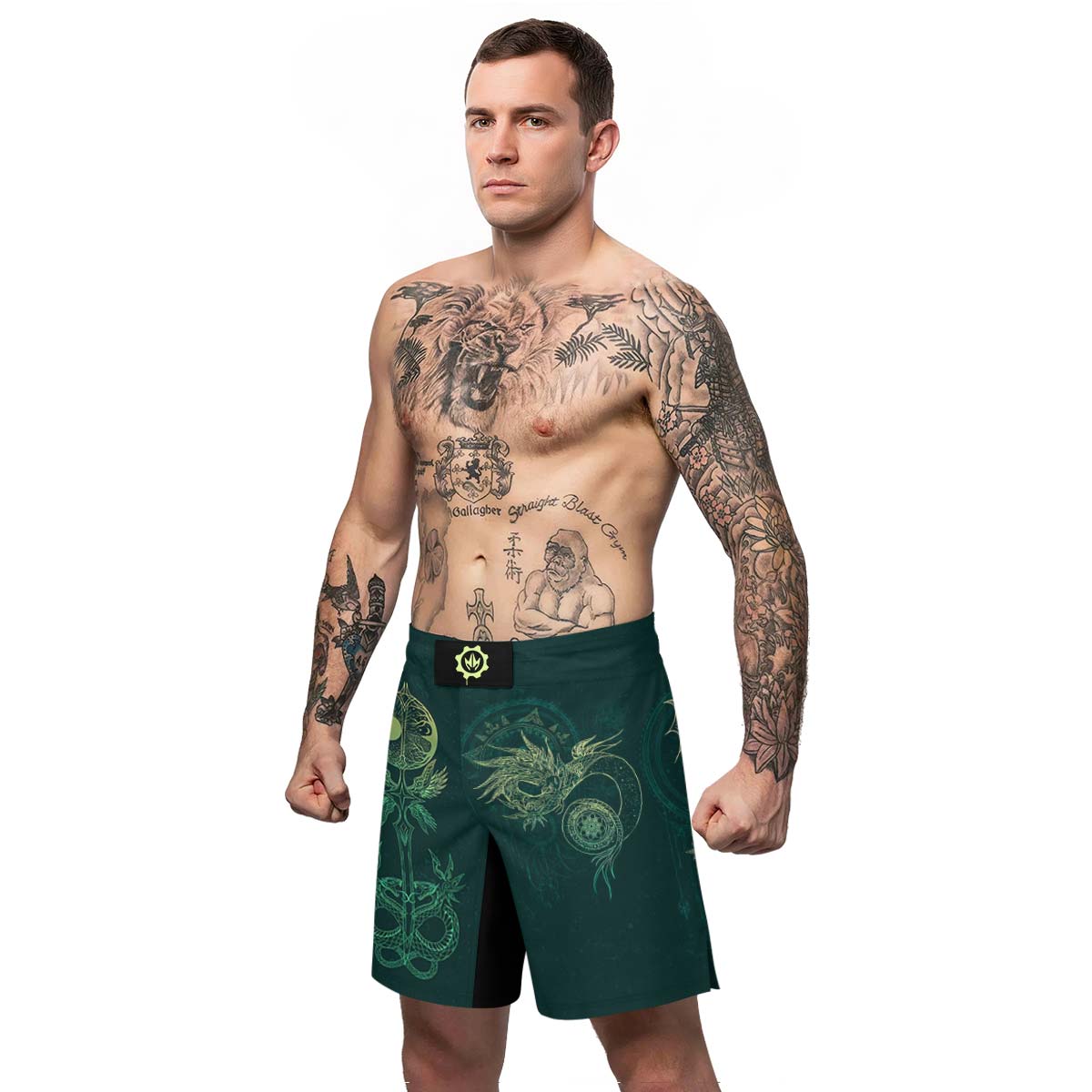 Celestial Dragon Rune Fight Shorts