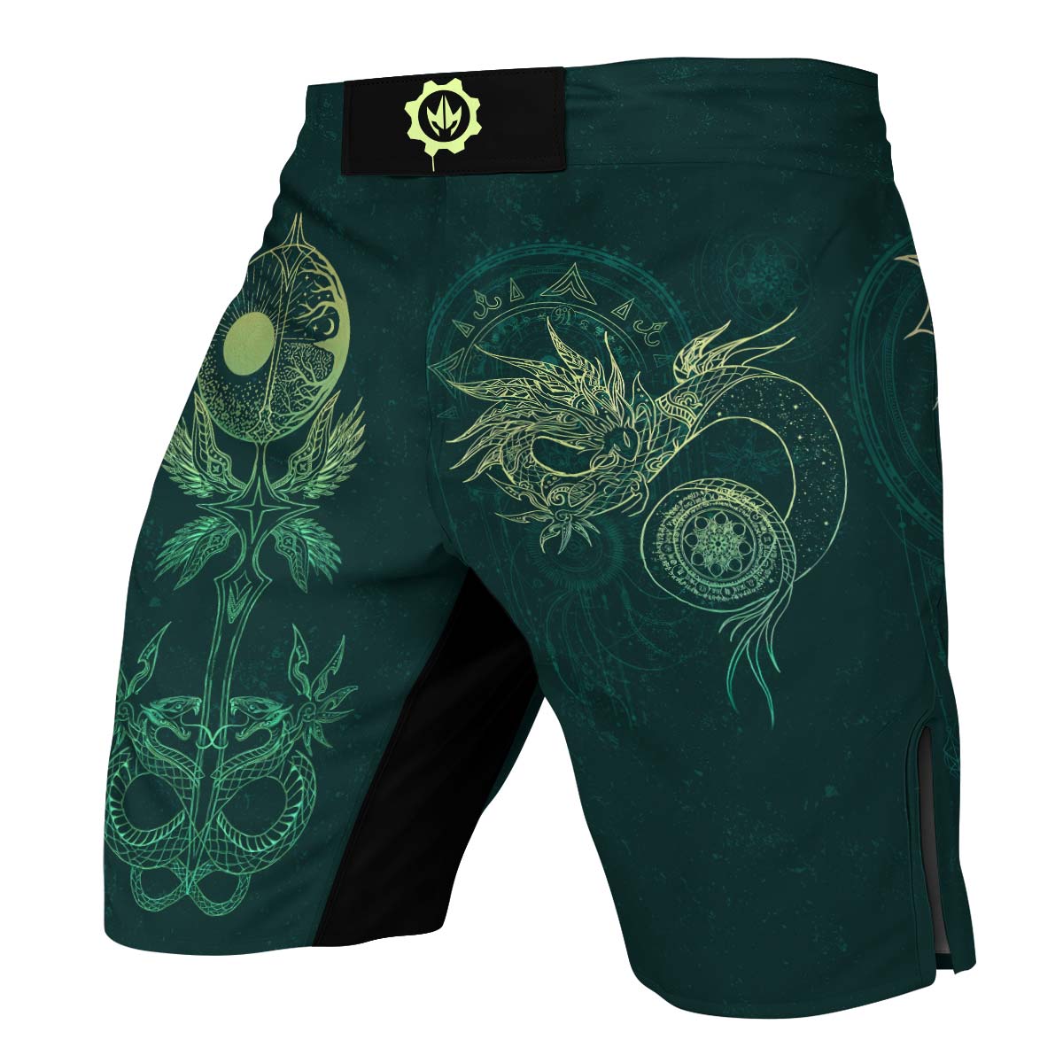 Celestial Dragon Rune Fight Shorts