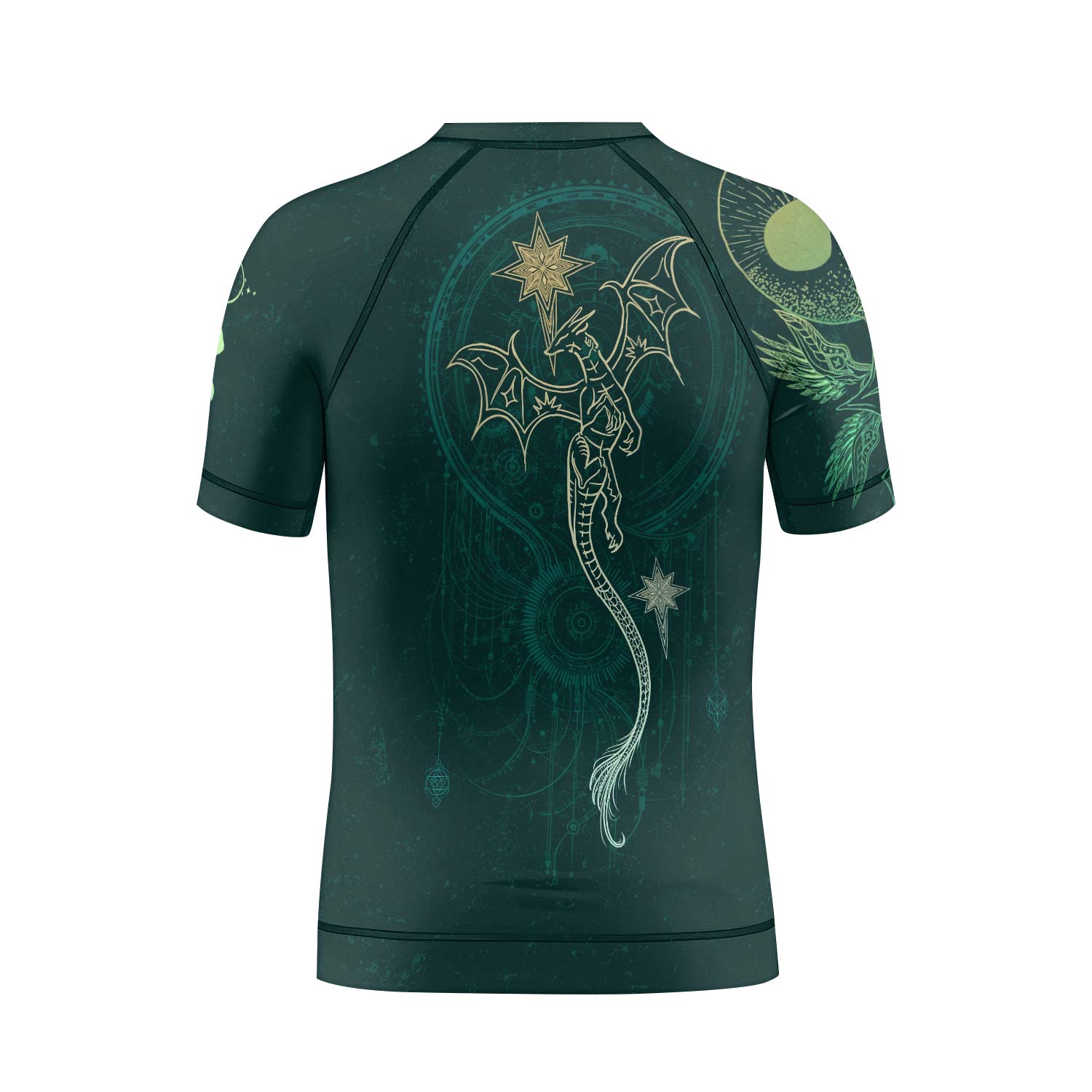 Celestial Dragon Rune Kids Rash Guard