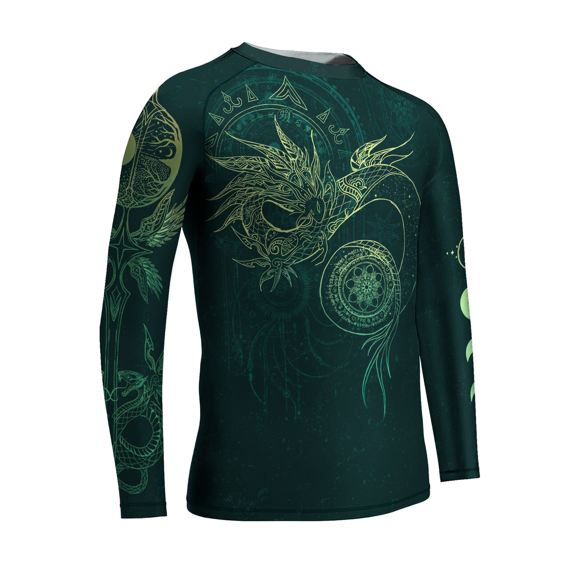 Celestial Dragon Rune Kids Rash Guard