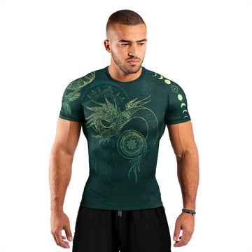 Celestial Dragon Rune Men's Short Sleeve Rash Guard