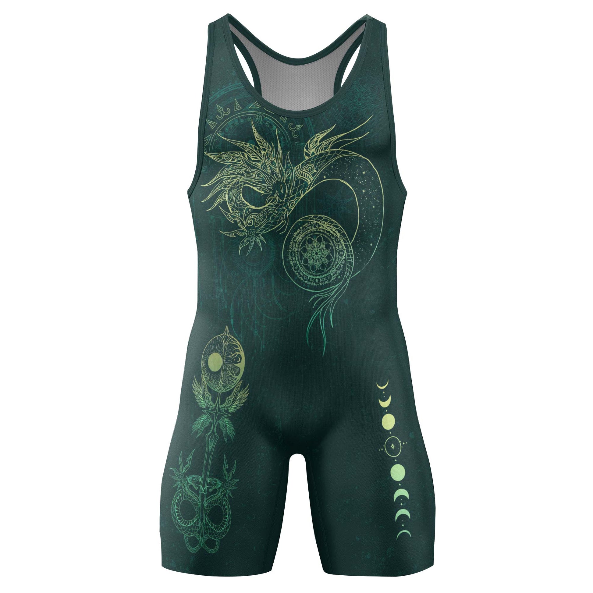 Celestial Dragon Rune Wrestling Singlets