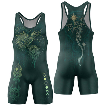 Celestial Dragon Rune Wrestling Singlets
