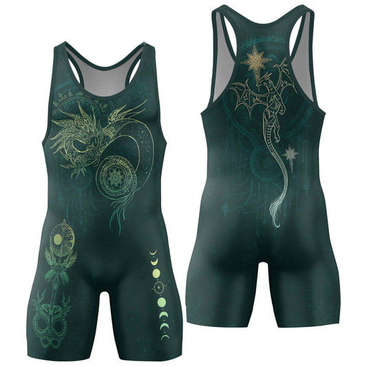 Celestial Dragon Rune Wrestling Singlets