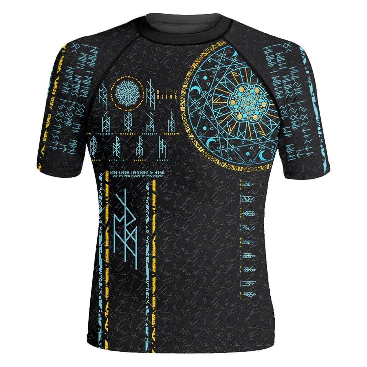 Viking Nine World Men's Short Sleeve Rash Guard - BattleFitGear