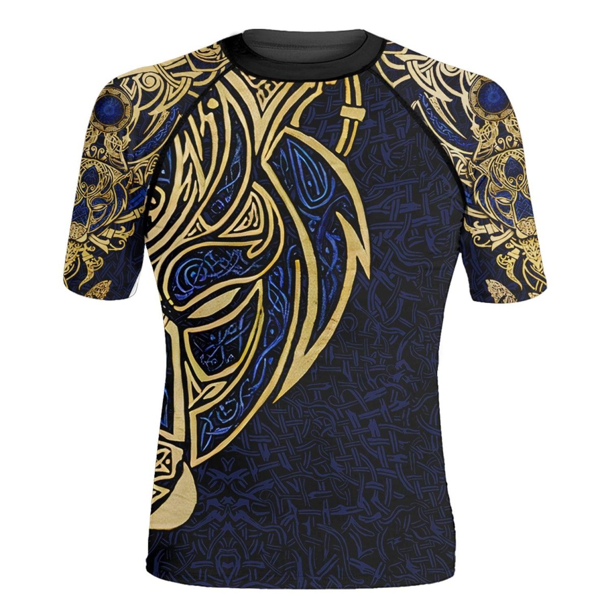 Björn Viking Lion King Men's Short Sleeve Rash Guard - BattleFitGear