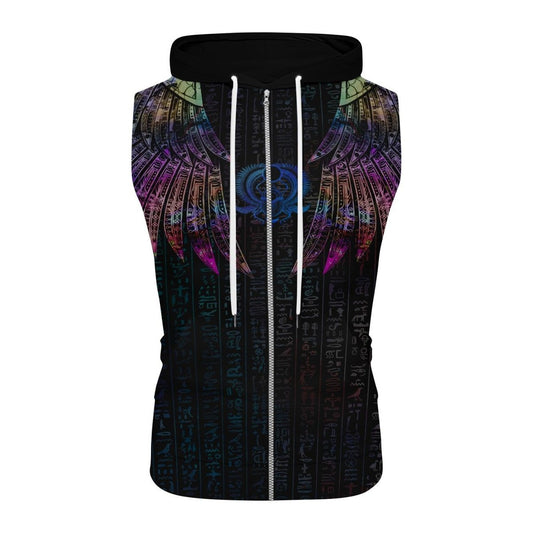 Goddess Of Motherly Love Aset Sleeveless Pullover & Zip Hoodie - BattleFitGear