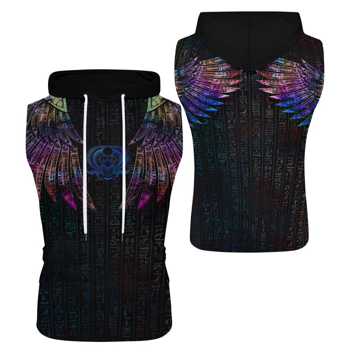 Goddess Of Motherly Love Aset Sleeveless Pullover & Zip Hoodie - BattleFitGear