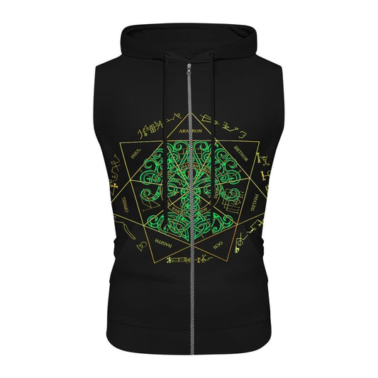 Viking World Tree Sleeveless Pullover & Zip Hoodie - BattleFitGear