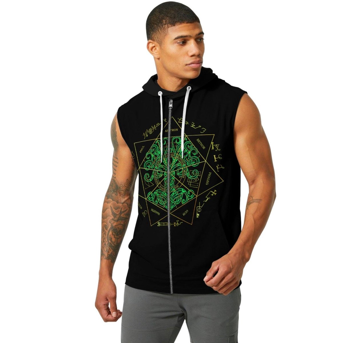 Viking World Tree Sleeveless Pullover & Zip Hoodie - BattleFitGear